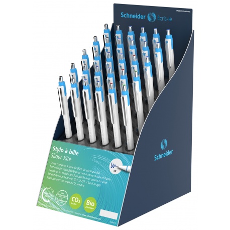 Stylo à bille Slider Xite ass. Presentoir 30 pièces F