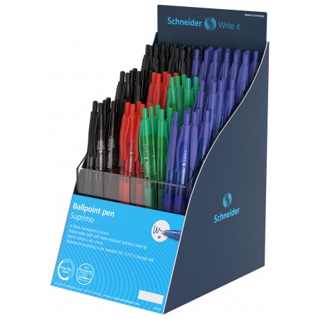 Stylo à bille Suprimo assorti Presentoir 80 pièces GB
