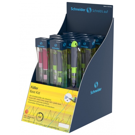 Stylo à plume Base Kid Presentoir 12 pièces D