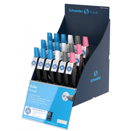 Roller à cartouche Breeze Ange bleu SiS Presentoir 18 pcs D+F assorti