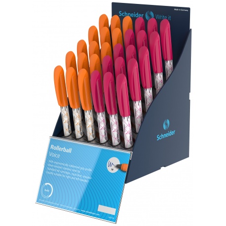 Roller à cartouche Voice assorti SiS Presentoir 30 pièces GB