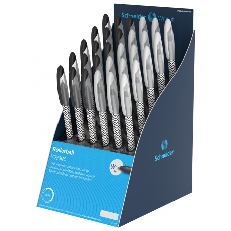 Roller à cartouche Voyage assorti Presentoir 30 pièces GB