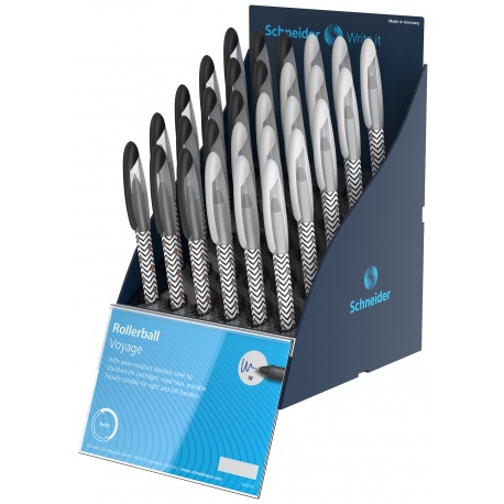 Roller à cartouche Voyage assorti SiS Presentoir 30 pièces GB