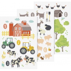 Sticker fenêtre Compter Ferme