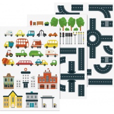 Sticker fenêtre Route Véhicules