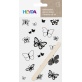 Transfert rub-on Papillons noirs