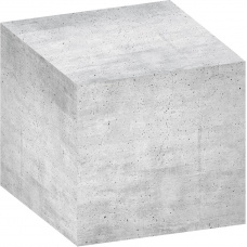 Cube mémo 7,5x7,5 cm Béton