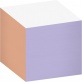 Cube mémo 9,5x9,5x9,5cm 750 feuilles