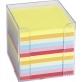 Boîte mémo9.5x9.5x9.5cm multicolore