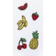 Sticker textile fruits