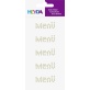 Sticker perle Menü