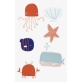 Stickers bois Seaworld 12pces