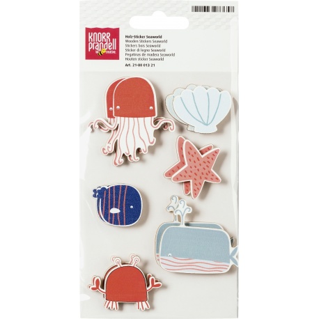 Stickers bois Seaworld 12pces