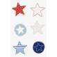 Stickers bois Étoiles 12pces
