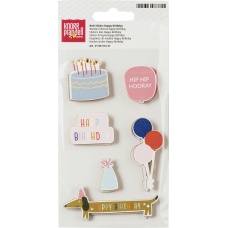 Stickers bois Happy Birthday 12pces