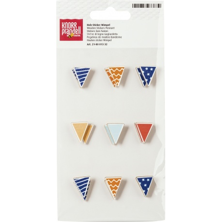 Stickers bois Fanion 18pces