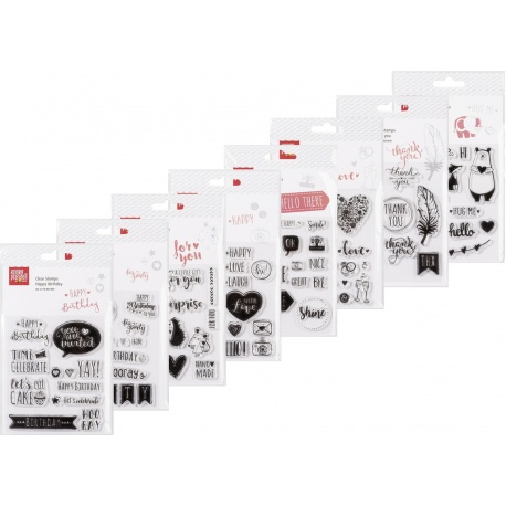 Présent.clearstamp 24pces ass.