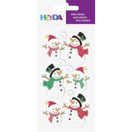 Sticker à thème Bonh. de neige