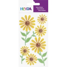 Sticker à thème Fleurs jaunes