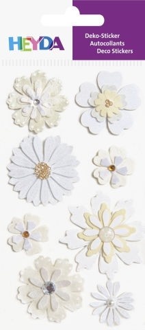 Sticker – Fleurs blanches – Minitribe