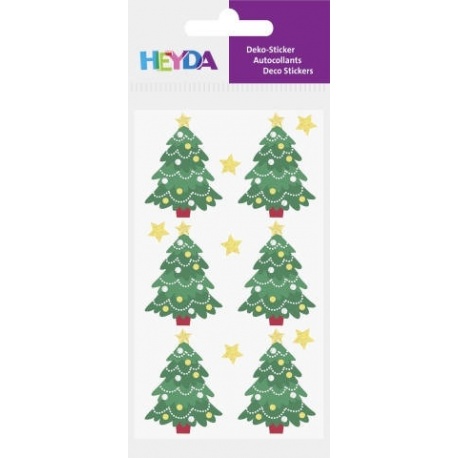 Sticker à thème Arbres de Noël