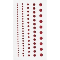 Sticker acrylique assortis rouge