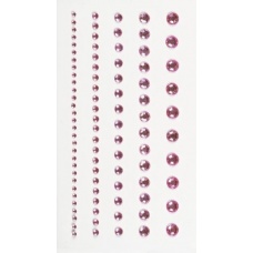 Sticker acrylique assortis rose