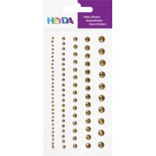 Sticker acrylique assortis doré