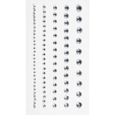 Sticker acrylique assortis cristal