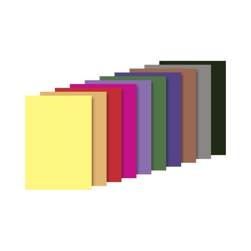 Bloc papier A3 300g/m2 couleurs assorties : Chez Rentreediscount