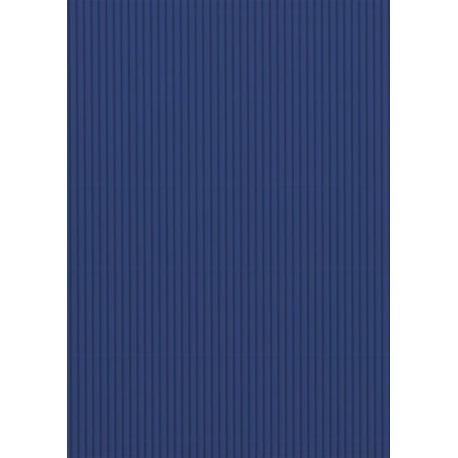 Carton ondulé 50x70 300g bleu roi