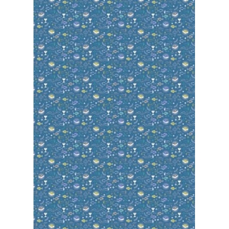 Carton A4 200g Confirm.motif bleu