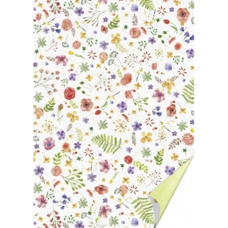 Carton A4 200g Fleur Aquarelle