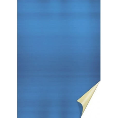 Feuille alu en rl.50x78cm or/bleu