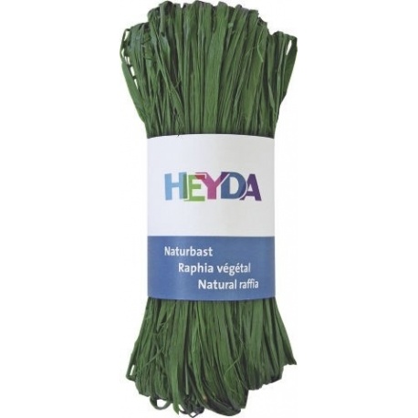 Raphia végétal 50g vert feuillage