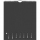 Calendrier créat.perp.29x35 noir