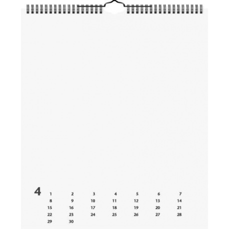 Calendrier créat.perp.29x35 blanc