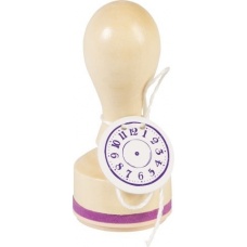 Tampon rond Clock