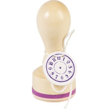 Tampon rond Clock