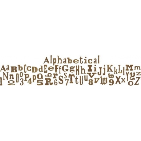 Deco Strip Matrice TH Alphabet