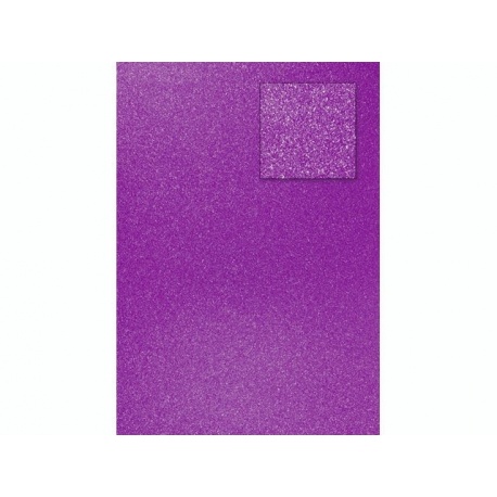 Carton pailleté A4 200g violet