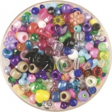 Mél.perles 7-9mm 455g assort.