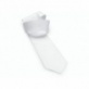 Cravatte soie 9,5x138cm blanc