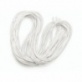 Lacet cuir 2mm 1m blanc 2pc