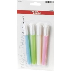 Crayons phosphorescents 4x10ml coul.