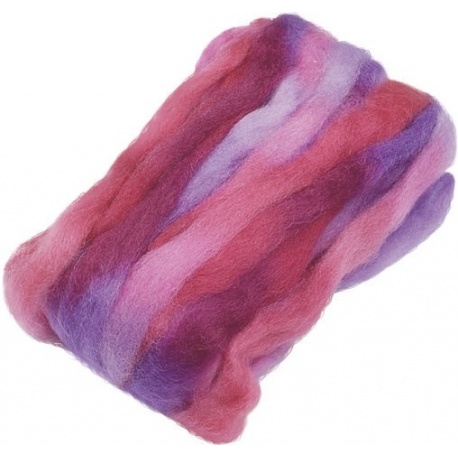 Laine « Space » 25g fuchsia lilas