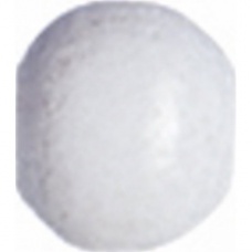 Perle bois 6mm blanche 125pc