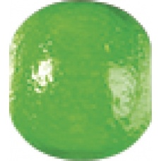 Perle bois 6mm vert print. 125pc