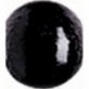 Perle bois 6mm noire 125pc