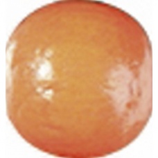 Perle bois 12mm orange 30pc